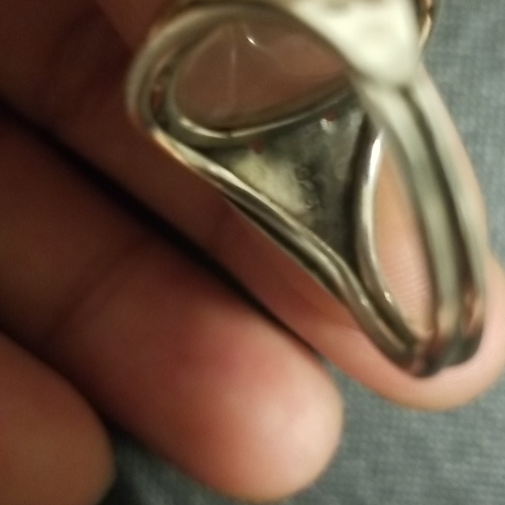 Moonstone Silver ring. - Picture 5 of 5